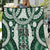 Bula Fiji Vintage Quilt Phthalo Green Masi Motifs