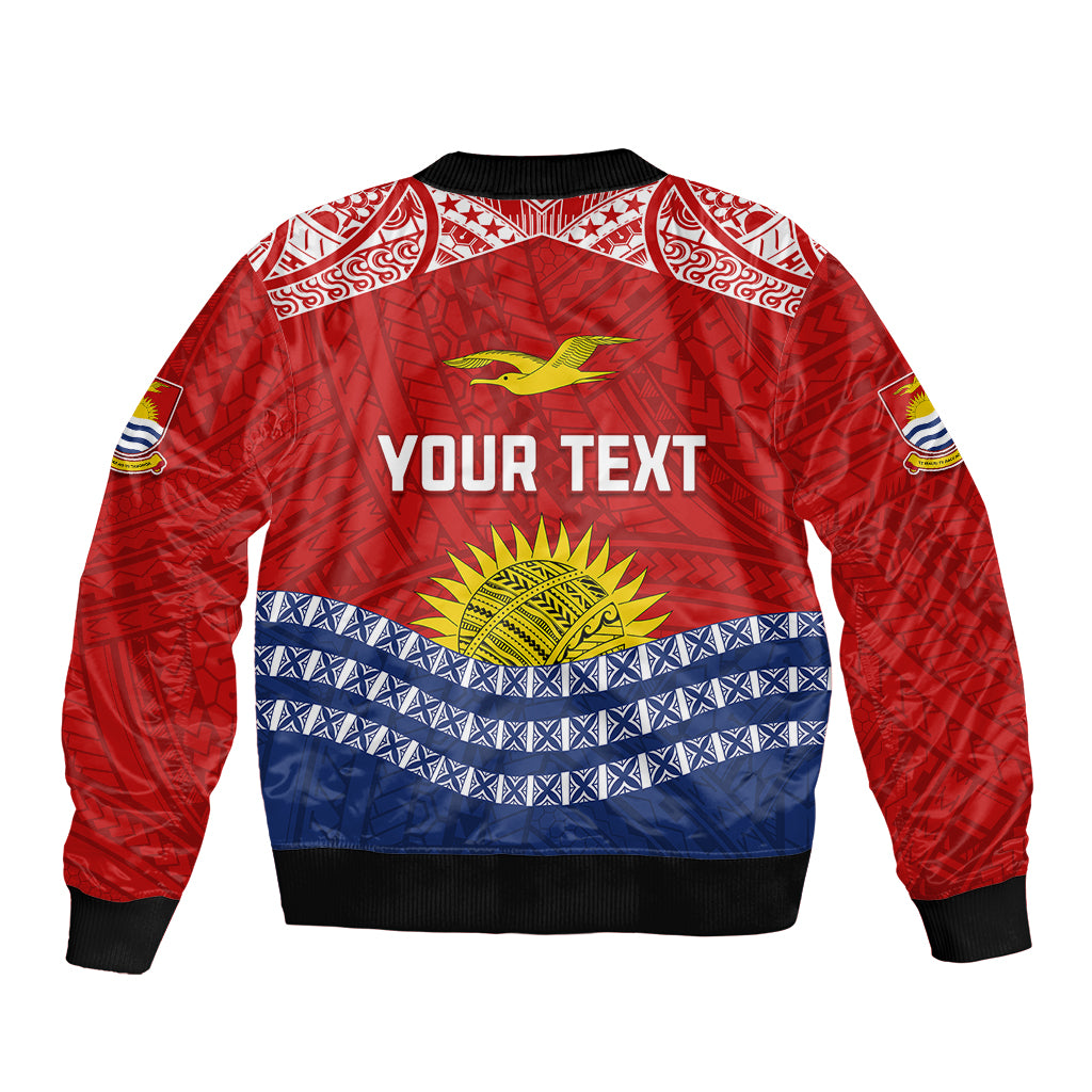 Personalised Kiribati Independence Day Bomber Jacket Flag Style LT7 - Polynesian Pride
