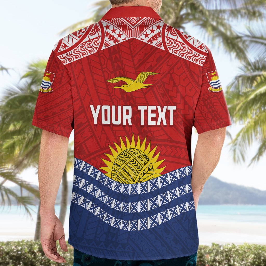 Personalised Kiribati Independence Day Hawaiian Shirt Flag Style LT7 - Polynesian Pride