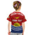 Personalised Kiribati Independence Day Kid T Shirt Flag Style 44th Anniversary LT7 - Polynesian Pride