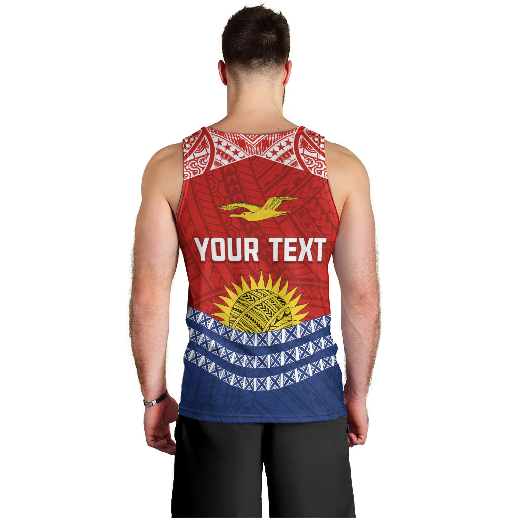 Personalised Kiribati Independence Day Men Tank Top Flag Style LT7 - Polynesian Pride