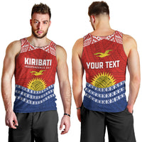 Personalised Kiribati Independence Day Men Tank Top Flag Style LT7 - Polynesian Pride