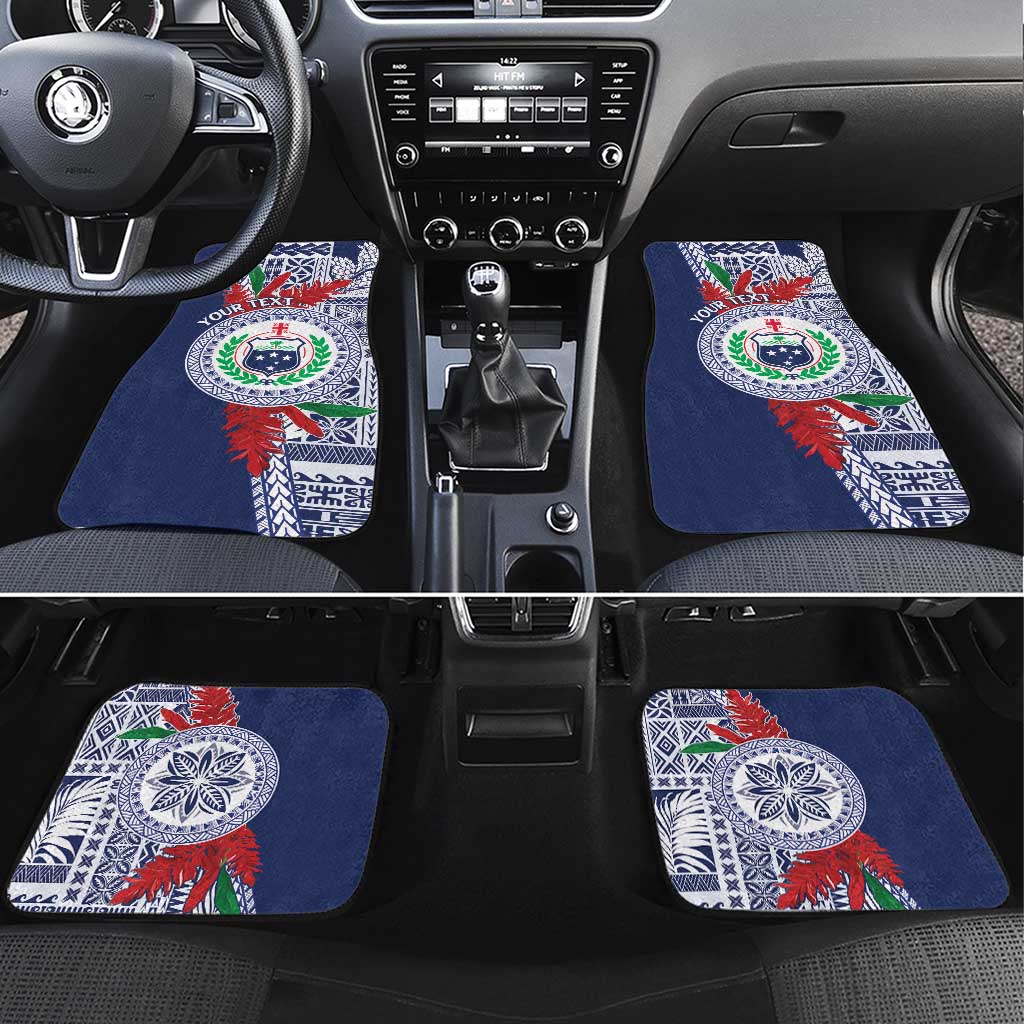 Samoa Rugby Personalized Car Mats Toa Samoa Myriad Siapo