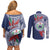 Samoa Rugby Personalized Couples Matching Off Shoulder Short Dress and Long Sleeve Button Shirt Toa Samoa Myriad Siapo