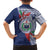 Samoa Rugby Personalized Family Matching Off The Shoulder Long Sleeve Dress and Hawaiian Shirt Toa Samoa Myriad Siapo