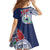 Samoa Rugby Personalized Family Matching Off The Shoulder Long Sleeve Dress and Hawaiian Shirt Toa Samoa Myriad Siapo