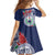 Samoa Rugby Personalized Family Matching Off Shoulder Maxi Dress and Hawaiian Shirt Toa Samoa Myriad Siapo