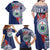 Samoa Rugby Personalized Family Matching Off Shoulder Maxi Dress and Hawaiian Shirt Toa Samoa Myriad Siapo