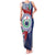 Samoa Rugby Personalized Family Matching Tank Maxi Dress and Hawaiian Shirt Toa Samoa Myriad Siapo