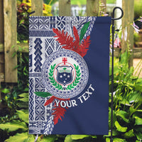 Samoa Rugby Personalized Garden Flag Toa Samoa Myriad Siapo