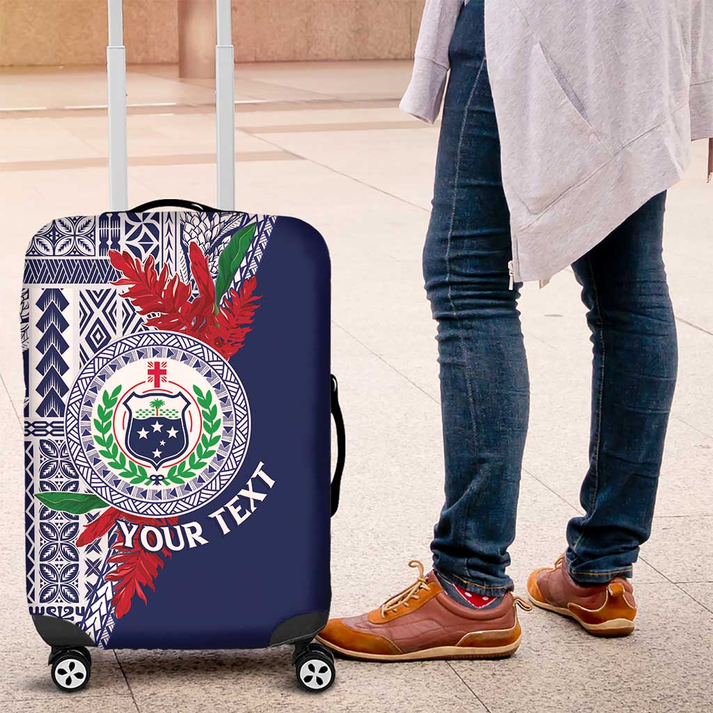 Samoa Rugby Personalized Luggage Cover Toa Samoa Myriad Siapo