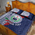 Samoa Rugby Personalized Quilt Bed Set Toa Samoa Myriad Siapo