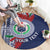 Samoa Rugby Personalized Round Carpet Toa Samoa Myriad Siapo