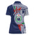 Samoa Rugby Personalized Women Polo Shirt Toa Samoa Myriad Siapo