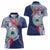 Samoa Rugby Personalized Women Polo Shirt Toa Samoa Myriad Siapo