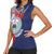 Samoa Rugby Personalized Women Sleeveless Polo Shirt Toa Samoa Myriad Siapo