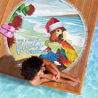 Have A Very Beach Christmas Beach Blanket Parrot By Lehua Flower LT7 - Polynesian Pride