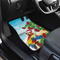Have A Very Beach Christmas Car Mats Parrot By Lehua Flower LT7 - Polynesian Pride