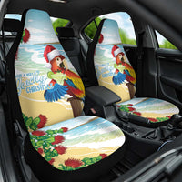 Have A Very Beach Christmas Car Seat Cover Parrot By Lehua Flower - Polynesian Pride