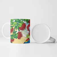 Have A Very Beach Christmas Ceramic Mug Parrot By Lehua Flower LT7 - Polynesian Pride