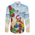 Have A Very Beach Christmas Family Matching Off The Shoulder Long Sleeve Dress and Hawaiian Shirt Parrot By Lehua Flower - Polynesian Pride