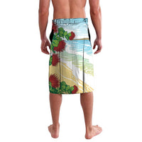 Have A Very Beach Christmas Lavalava Parrot By Lehua Flower - Polynesian Pride