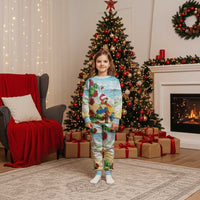 Have A Very Beach Christmas Pajama Set Parrot By Lehua Flower - Polynesian Pride