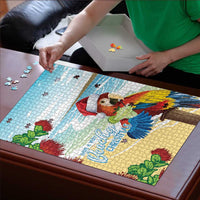 Have A Very Beach Christmas Puzzle Parrot By Lehua Flower LT7 - Polynesian Pride