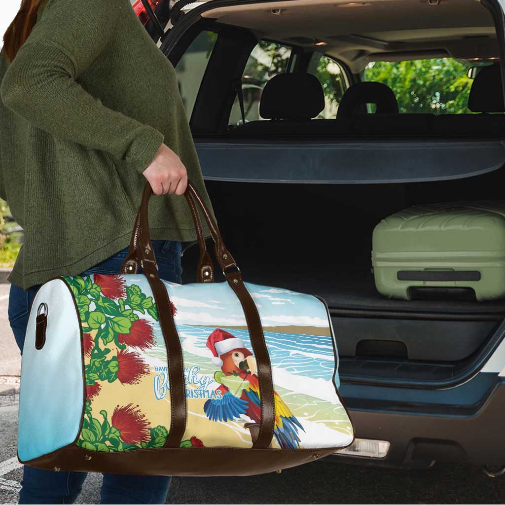 Have A Very Beach Christmas Travel Bag Parrot By Lehua Flower - Polynesian Pride