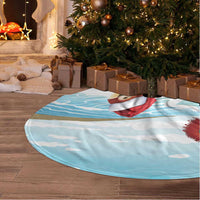 Have A Very Beach Christmas Tree Skirt Parrot By Lehua Flower - Polynesian Pride