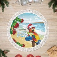 Have A Very Beach Christmas Tree Skirt Parrot By Lehua Flower - Polynesian Pride