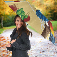 Have A Very Beach Christmas Umbrella Parrot By Lehua Flower - Polynesian Pride