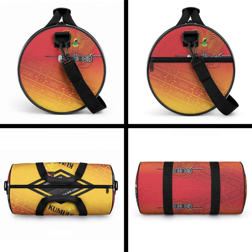 Papua New Guinea Rugby The Kumuls Duffle Bag Motuan Inspired Pattern LT7 - Polynesian Pride