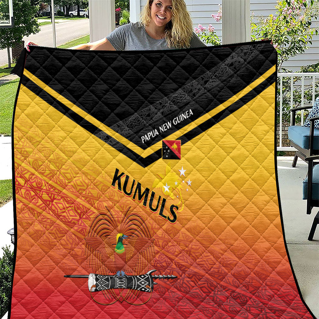 Papua New Guinea Rugby The Kumuls Quilt Motuan Inspired Pattern LT7 Multicolor - Polynesian Pride