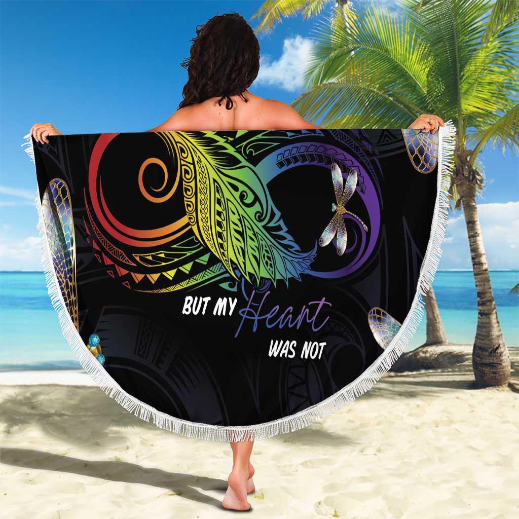 Personalised Polynesian Memorial Beach Blanket Your Wings Were Ready But My Heart Was Not LT7 - Polynesian Pride