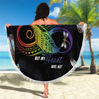 Personalised Polynesian Memorial Beach Blanket Your Wings Were Ready But My Heart Was Not LT7 - Polynesian Pride