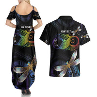 Personalised Polynesian Memorial Couples Matching Summer Maxi Dress and Hawaiian Shirt Your Wings Were Ready But My Heart Was Not