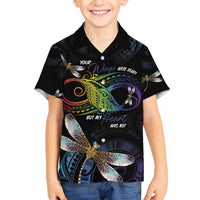 Personalised Polynesian Memorial Family Matching Tank Maxi Dress and Hawaiian Shirt Your Wings Were Ready But My Heart Was Not