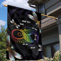 Personalised Polynesian Memorial Garden Flag Your Wings Were Ready But My Heart Was Not LT7 - Polynesian Pride