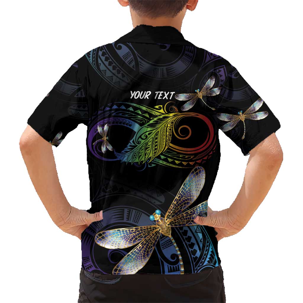 Personalised Polynesian Memorial Kid Hawaiian Shirt Your Wings Were Ready But My Heart Was Not