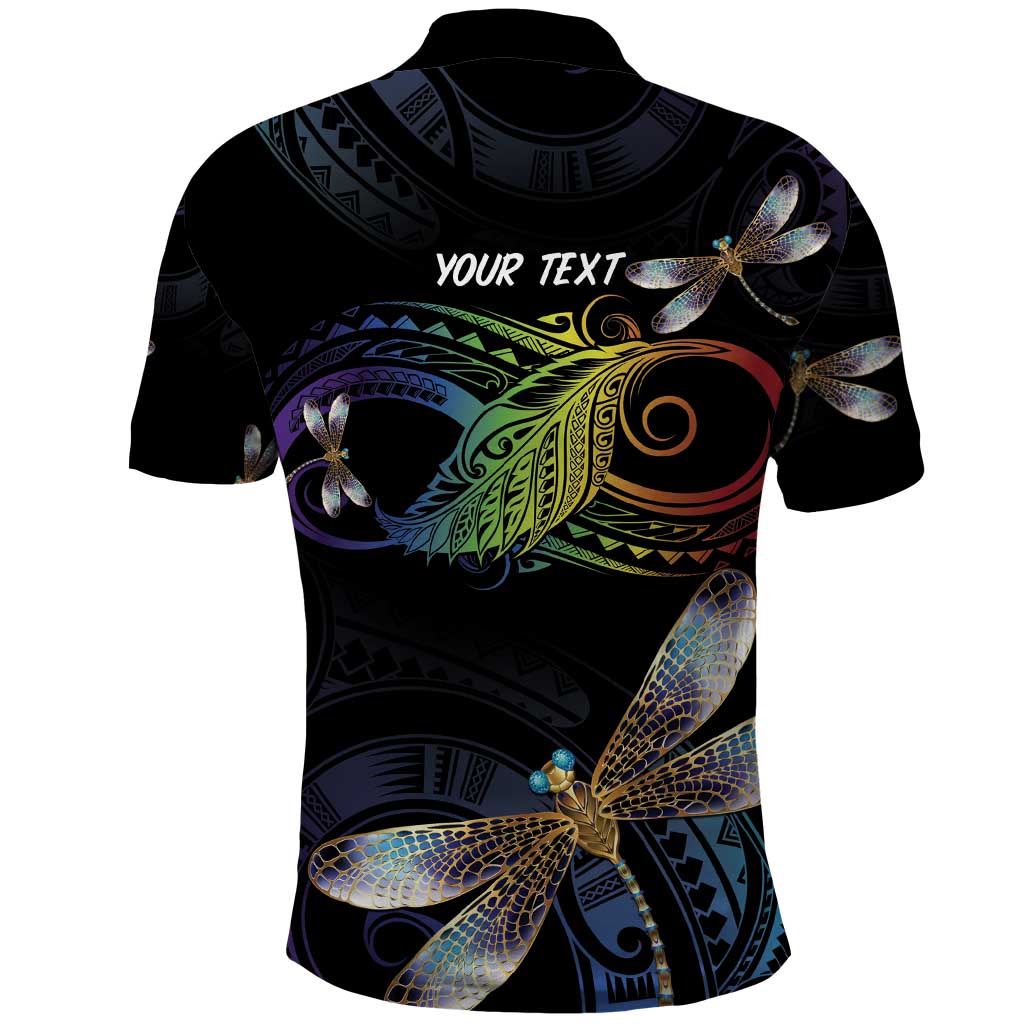 Personalised Polynesian Memorial Polo Shirt Your Wings Were Ready But My Heart Was Not