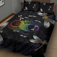 Personalised Polynesian Memorial Quilt Bed Set Your Wings Were Ready But My Heart Was Not LT7 - Polynesian Pride