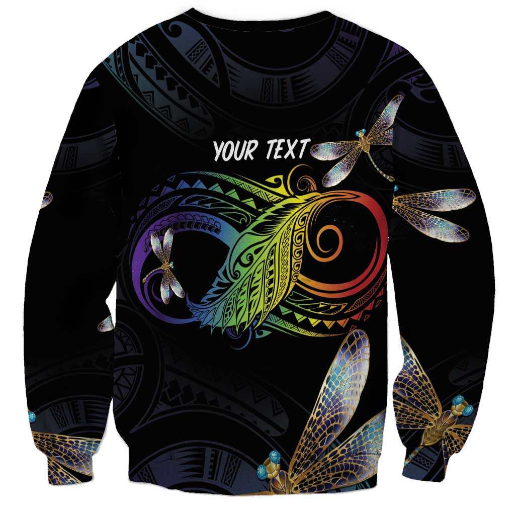 Personalised Polynesian Memorial Sweatshirt Your Wings Were Ready But My Heart Was Not LT7 - Polynesian Pride