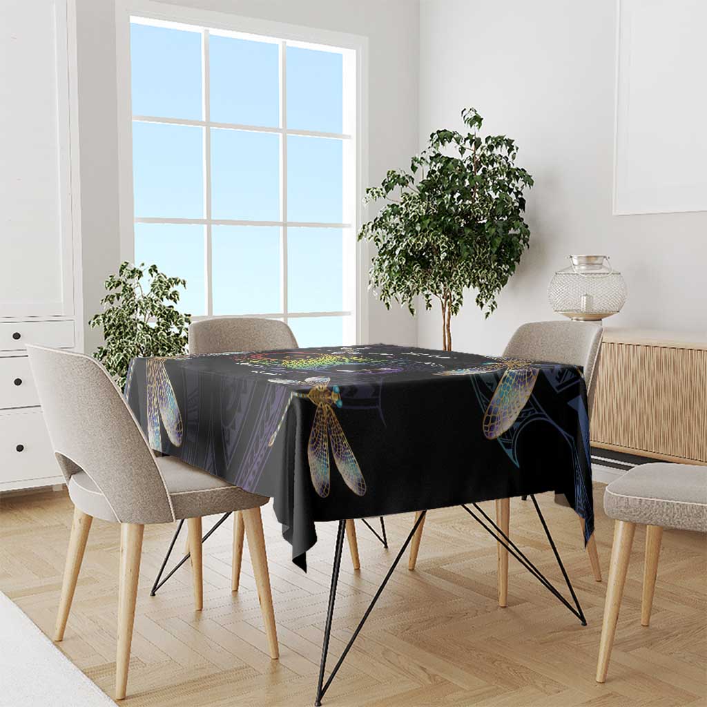 Personalised Polynesian Memorial Tablecloth Your Wings Were Ready But My Heart Was Not LT7 - Polynesian Pride