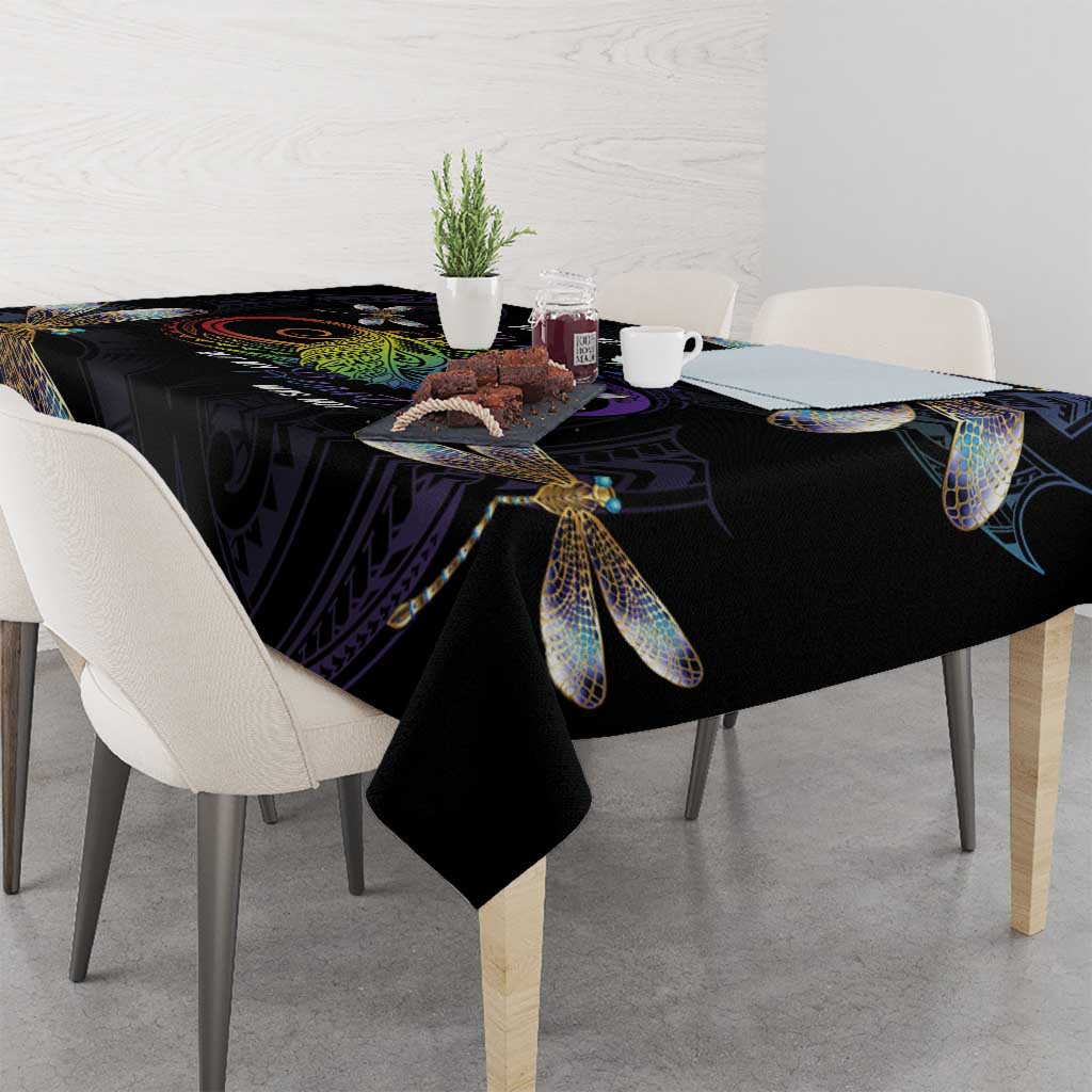 Personalised Polynesian Memorial Tablecloth Your Wings Were Ready But My Heart Was Not LT7 - Polynesian Pride