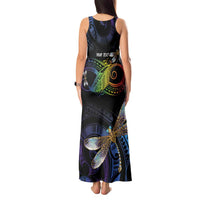 Personalised Polynesian Memorial Tank Maxi Dress Your Wings Were Ready But My Heart Was Not LT7 - Polynesian Pride