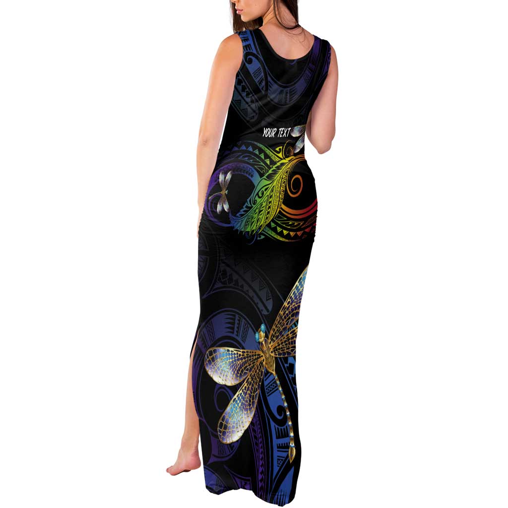 Personalised Polynesian Memorial Tank Maxi Dress Your Wings Were Ready But My Heart Was Not LT7 - Polynesian Pride