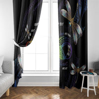 Personalised Polynesian Memorial Window Curtain Your Wings Were Ready But My Heart Was Not LT7 - Polynesian Pride