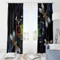 Personalised Polynesian Memorial Window Curtain Your Wings Were Ready But My Heart Was Not LT7 - Polynesian Pride
