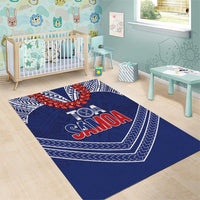 Toa Samoa Rugby Area Rug Ulafala Mix Nifo'oti - Polynesian Pride